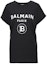 Order (W) BALMAIN 黑色短袖T恤 字母Logo印花 SF11367-I193-EAB