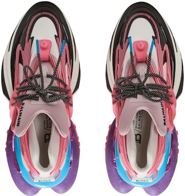 (Women) Balmain Calfskin Round Toe Lace-Up Mid-Top 'Pink' BN0VF724KMULAAG Lookbook (Women) Balmain Calfskin Round Toe Lace-Up Mid-Top 'Pink' BN0VF724KMULAAG
