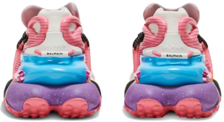 (W) Balmain Kalfsleer Ronde Neus Veterschoenen Mid-Top ''Roze'' BN0VF724KMULAAG Shop (W) Balmain Kalfsleer Ronde Neus Veterschoenen Mid-Top ''Roze'' BN0VF724KMULAAG