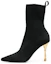 Buy (W) Balmain But Kain Stiletto Tumit Buku 10cm 'Fesyen Hitam' AN1TA855TKNI0PA