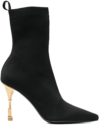 (W) Balmain But Kain Stiletto Tumit Buku 10cm 'Fesyen Hitam' AN1TA855TKNI0PA Order (W) Balmain But Kain Stiletto Tumit Buku 10cm 'Fesyen Hitam' AN1TA855TKNI0PA