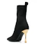 Purchase (W) Balmain But Kain Stiletto Tumit Buku 10cm 'Fesyen Hitam' AN1TA855TKNI0PA