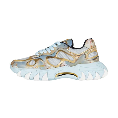 (W) Balmain Fashion Strap Low-Top 'Light Blue'