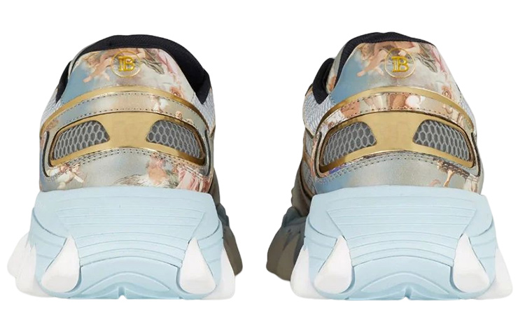 (W) Balmain Fashion Strap Low-Top 'Light Blue' 圖 4