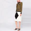 Purchase (Women) Balmain FW21 Brown Stand Collar Trim Jacket WF0SK031-K330-UEE