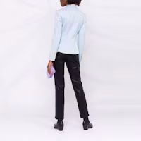 Shop (W) BALMAIN FW21 淺藍色雙排扣西裝外套 WF1SG000-167L-6AC