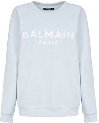 (W) BALMAIN FW21 極簡風格標誌藍色衛衣 WF1JQ000-B044-SDK Order (W) BALMAIN FW21 極簡風格標誌藍色衛衣 WF1JQ000-B044-SDK