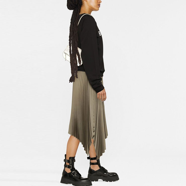 Purchase (W) 발망 FW22 블랙 로고 레터링 프린트 풀오버 스웻셔츠 YF0JQ001BB02-EAB