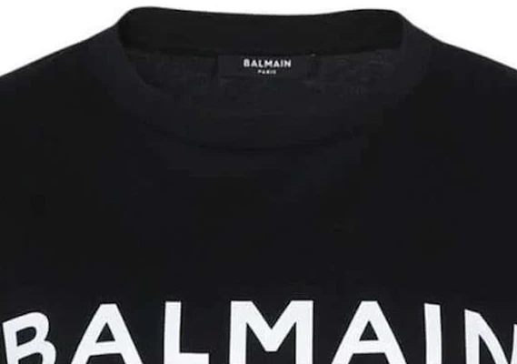 (W) 발망 FW22 크롭 로고 프린트 티셔츠 블랙 AF1EE020BB02-EAB Details for (W) 발망 FW22 크롭 로고 프린트 티셔츠 블랙 AF1EE020BB02-EAB