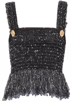 (W) 巴尔曼 FW23 黑色拉链细节短款背心 CF1AA011-KF46-EAD Buy (W) 巴尔曼 FW23 黑色拉链细节短款背心 CF1AA011-KF46-EAD