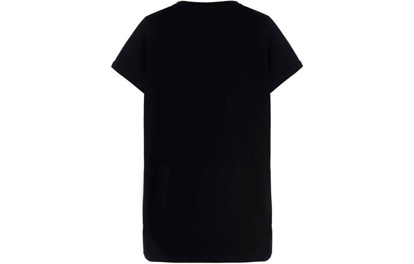 (Women) BALMAIN FW23  Black Logo Print Crewneck Regular Fit T-Shirt BF1EF010-BB01-EAB 圖 3
