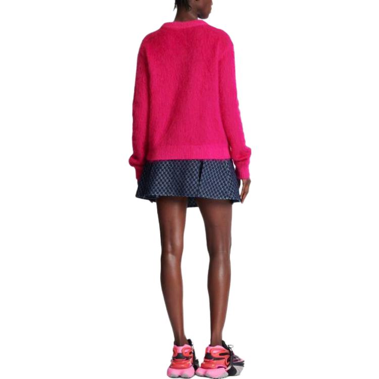 Purchase (W) 발망 FW23 핑크 니트 스웨터 레터 로고 디자인. BF0KD025-KF38-OFV