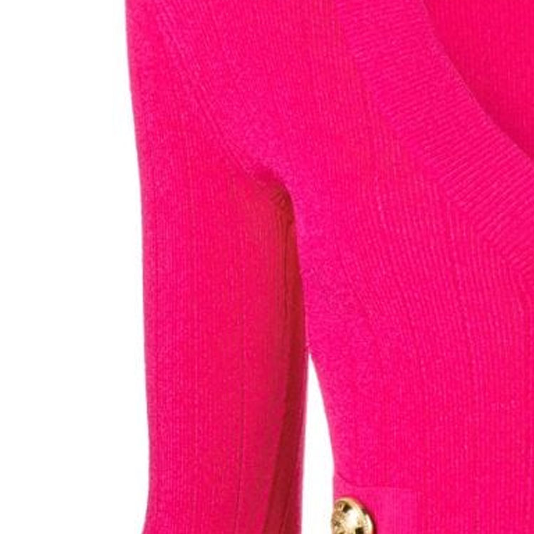 Details for (W) 巴尔曼 FW23 修身单排扣针织开衫 CF1KL007-KB07-4DK