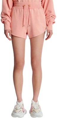 (W) 巴尔曼FW24粉色抽绳短裤刺绣标志款式短裤 DF1OA041-BC76-OIQ Details for (W) 巴尔曼FW24粉色抽绳短裤刺绣标志款式短裤 DF1OA041-BC76-OIQ