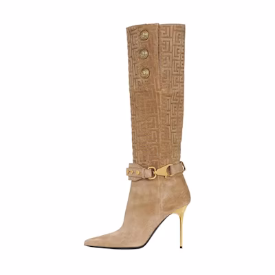 (W) Balmain High-Top 'Fashion Brown'