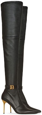 (Women) Balmain High-Top Boots 'Black Leather' YN1TB568LSNA0PA Order (Women) Balmain High-Top Boots 'Black Leather' YN1TB568LSNA0PA