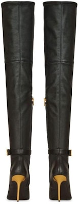 (Women) Balmain High-Top Boots 'Black Leather' YN1TB568LSNA0PA Lookbook (Women) Balmain High-Top Boots 'Black Leather' YN1TB568LSNA0PA