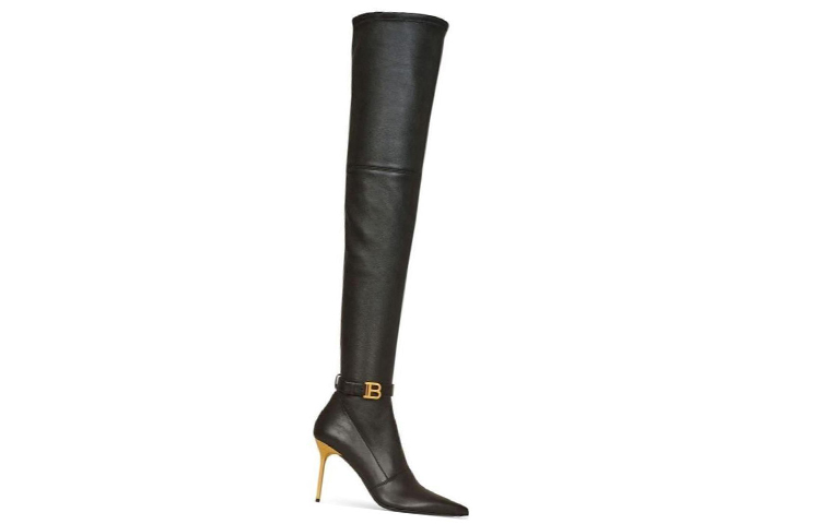 Shop (W) But Balmain Tinggi 'Kulit Hitam' YN1TB568LSNA0PA