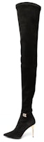 (Women) Balmain High-Top Boots 'Black Leather Comfort' WN1TB568LMTH0PA (Women) Balmain High-Top Boots 'Black Leather Comfort' WN1TB568LMTH0PA