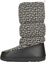 (Women) Balmain High-Top Boots 'Ivory Black' WN4TA706TNMLGFE (Women) Balmain High-Top Boots 'Ivory Black' WN4TA706TNMLGFE