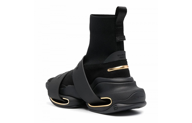 (W) Balmain High-Top RNNR 'Black Leather' 圖 3