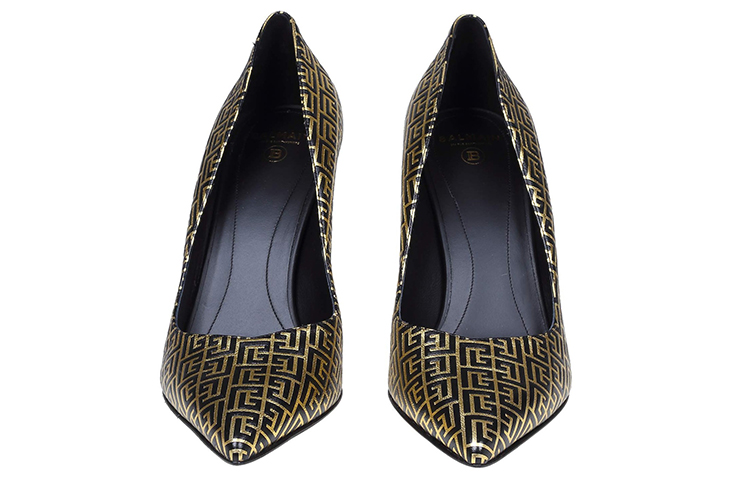 (W) Balmain High-Top Sneaker 'Black Gold' 圖 4