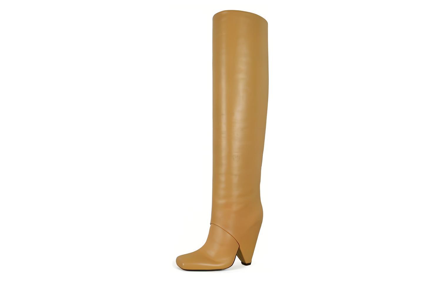 Buy (W) 巴尔曼金色皮革高帮运动鞋 BOTTESREAGOLD11