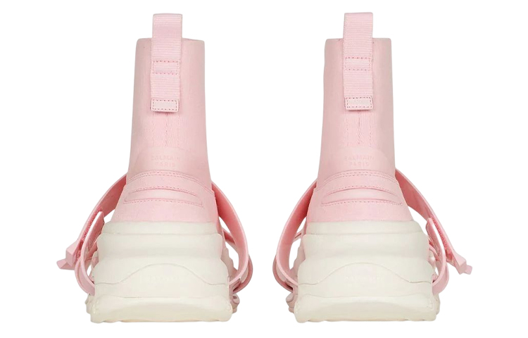 Shop (Women) Balmain High-Top Sneakers 'Pink Velcro' YN1VH540TKSUOFI