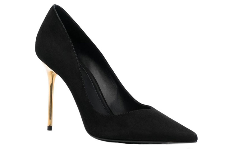 (W) Balmain High-Top Suede Heels 'Black Fashion' 圖 2