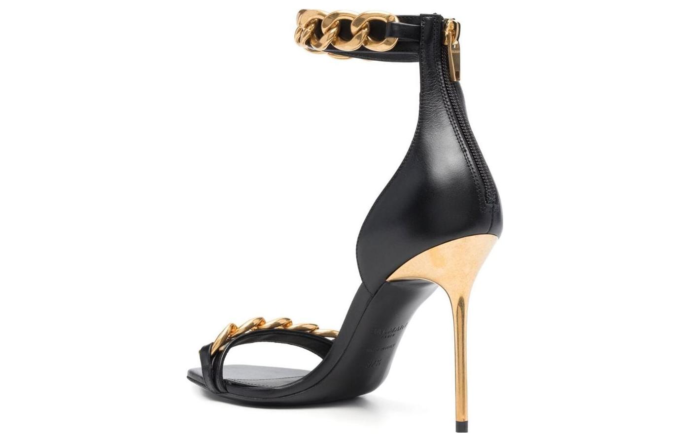 (W) Balmain High Heel Sandals 'Black Chain Detail' 圖 3
