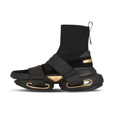 (W) Balmain High-Top 'Fashion Breathable Black'