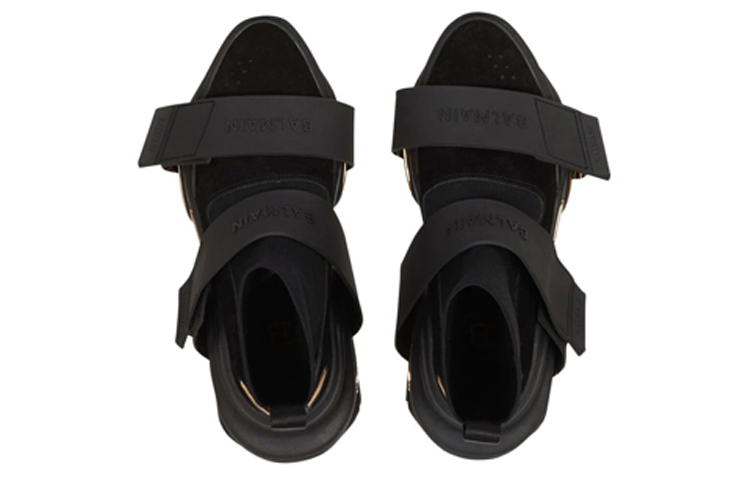 (W) Balmain High-Top 'Fashion Breathable Black' 圖 3