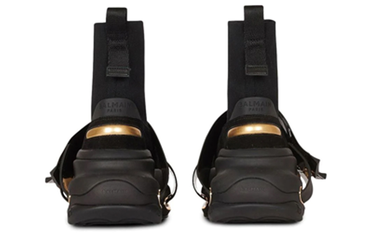 (W) Balmain High-Top 'Fashion Breathable Black' 圖 4