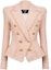 Buy (W) 巴尔曼 Jolie Madame 粉色双排扣短款女式粗花呢外套 CF1SI206-XF91-0DX