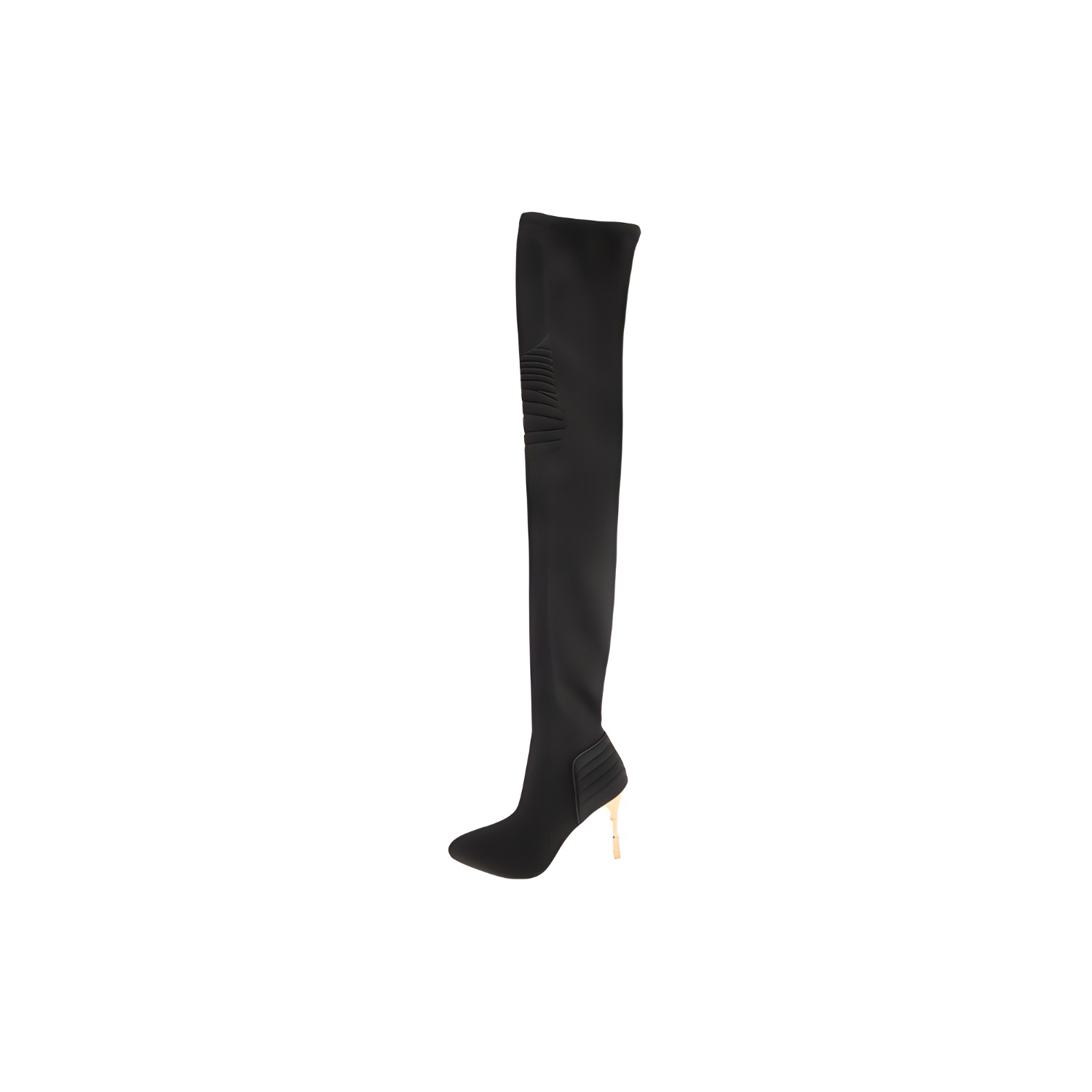 (Women) Balmain Knit High-Top Sneaker 'Black Fashion' YN0TB808TKMX0PA