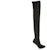 (W) Balmain Kasut But Tinggi Rajutan 'Fesyen Hitam' YN0TB808TKMX0PA