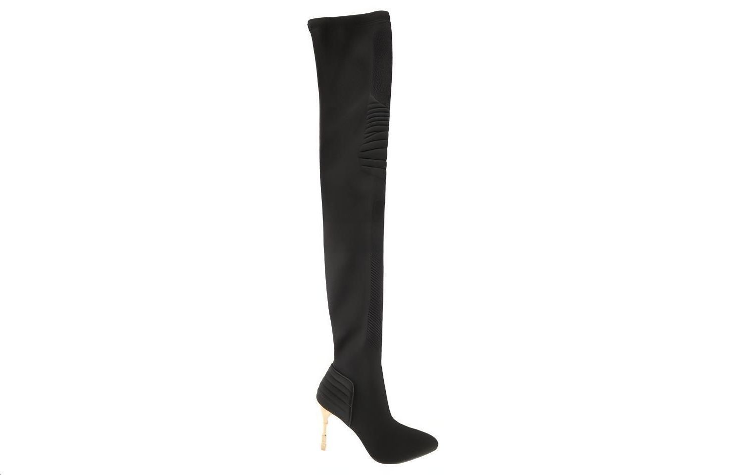 Order (Women) Balmain Knit High-Top Sneaker 'Black Fashion' YN0TB808TKMX0PA