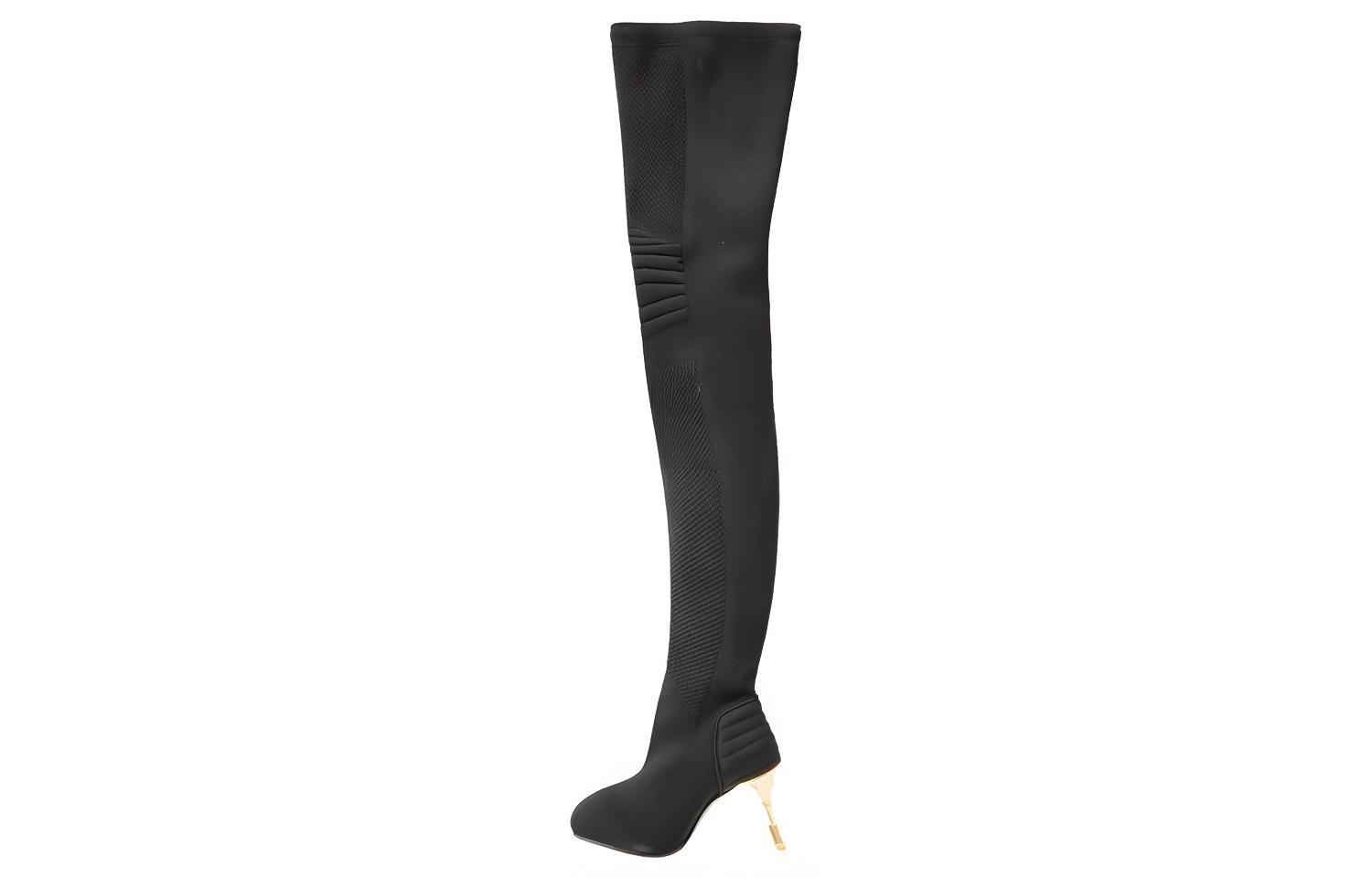Lookbook (Women) Balmain Knit High-Top Sneaker 'Black Fashion' YN0TB808TKMX0PA