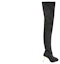 Shop (W) Balmain Kasut But Tinggi Rajutan 'Fesyen Hitam' YN0TB808TKMX0PA