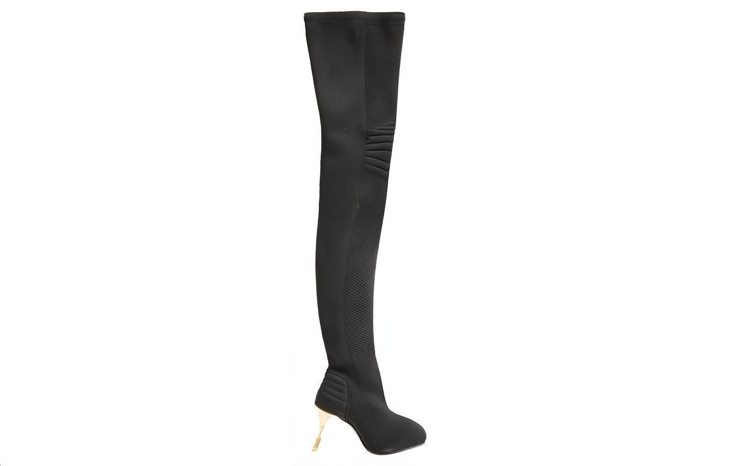Shop (Women) Balmain Knit High-Top Sneaker 'Black Fashion' YN0TB808TKMX0PA