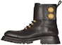 Buy (W) But Balmain Tumit Blok Kulit Hujung Petak Boot Paras Buku Lali 'Hitam' YN1TC785LVIT0PA