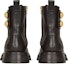 Purchase (W) But Balmain Tumit Blok Kulit Hujung Petak Boot Paras Buku Lali 'Hitam' YN1TC785LVIT0PA