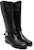 (W) But Balmain Kulit But Tinggi 'Black Round Toe' BT0A16Z1029930OR