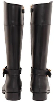 Shop (W) Balmain Sepatu Boot Kulit Tinggi 'Ujung Bulat Hitam' BT0A16Z1029930OR