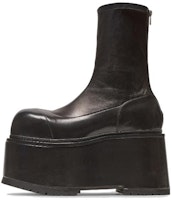 (Women) Balmain Leather Platform Ankle Boots 'Black Fashion' YN0TE835LSNA0PA (Women) Balmain Leather Platform Ankle Boots 'Black Fashion' YN0TE835LSNA0PA