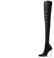 (Women) Balmain Leather Pointed-Toe Stiletto High Boots 'Black' YN0TB837LNSN0PA (Women) Balmain Leather Pointed-Toe Stiletto High Boots 'Black' YN0TB837LNSN0PA