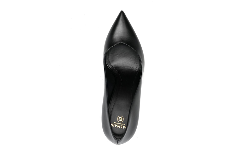 (W) Balmain Leather Pointed-Toe Stiletto High Heels 'Black' 圖 4