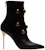 (W) Balmain But Kulit Bertumit Runcing Zip But Buku Lali 'Hitam' AN1TE860LVITEAD