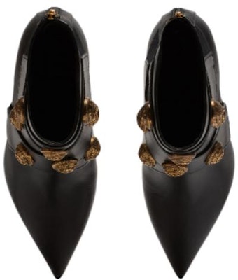 (Women) Balmain Alma Leather Ankle Boots 'Black' AN1TE860LVITEAD Shop (Women) Balmain Alma Leather Ankle Boots 'Black' AN1TE860LVITEAD