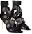 (W) Sandal Fesyen Zip Kulit Balmain 'Hitam' 'Emas Antik' AN1UH859LVITEAD